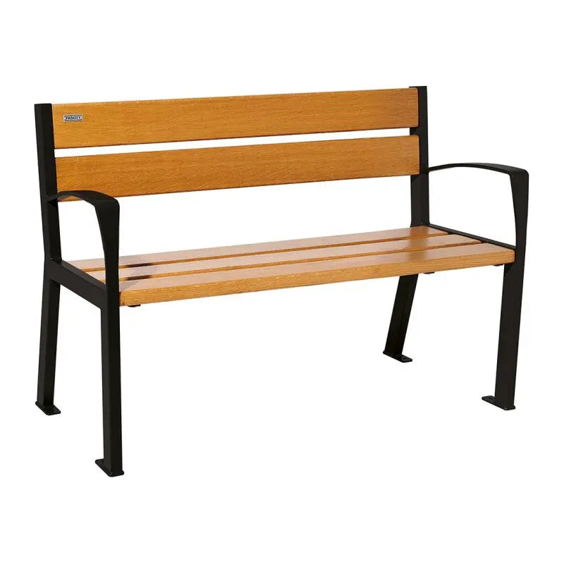 Banc bois et acier Silaos