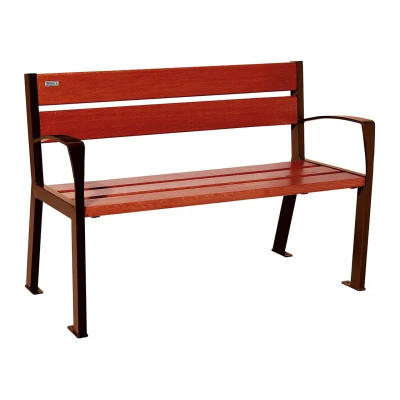 Banc bois et acier Silaos