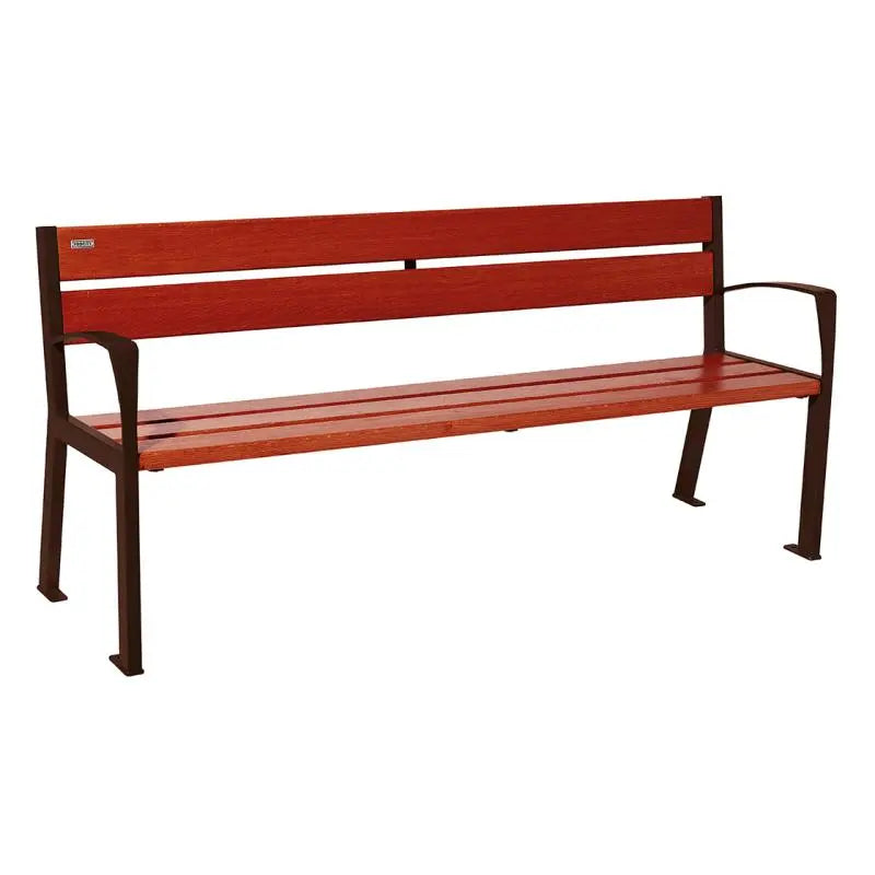 Banc bois et acier Silaos
