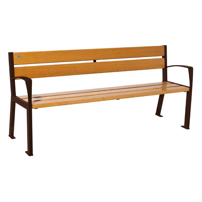 Banc bois et acier Silaos