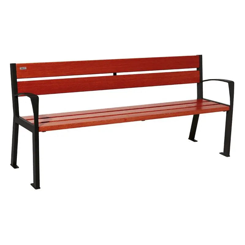 Banc bois et acier Silaos