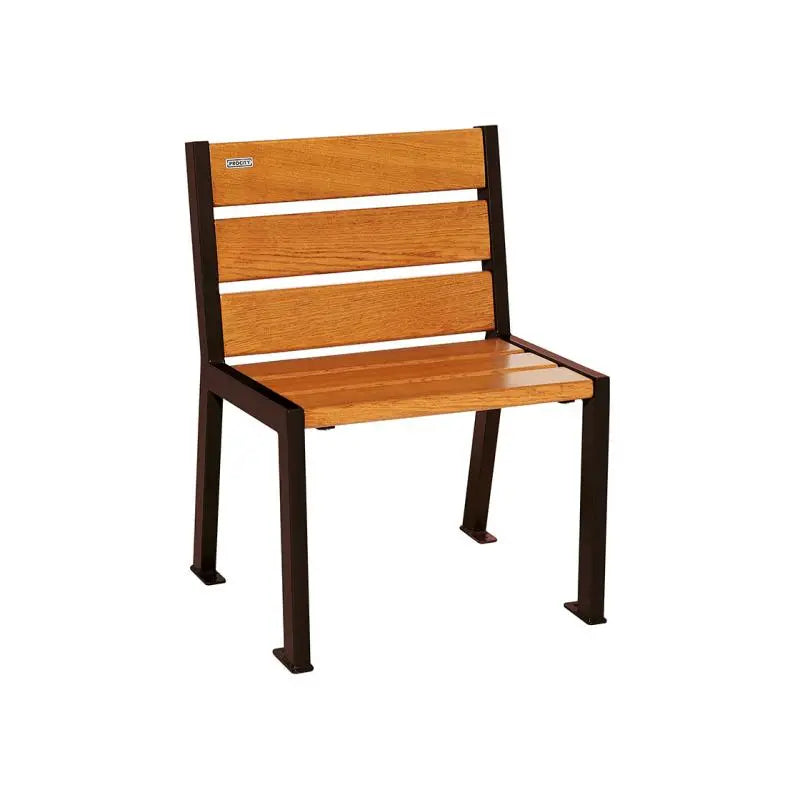 Fauteuil bois et acier Silaos