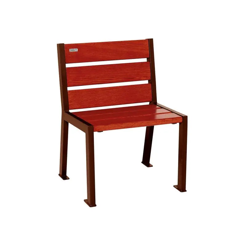 Fauteuil bois et acier Silaos