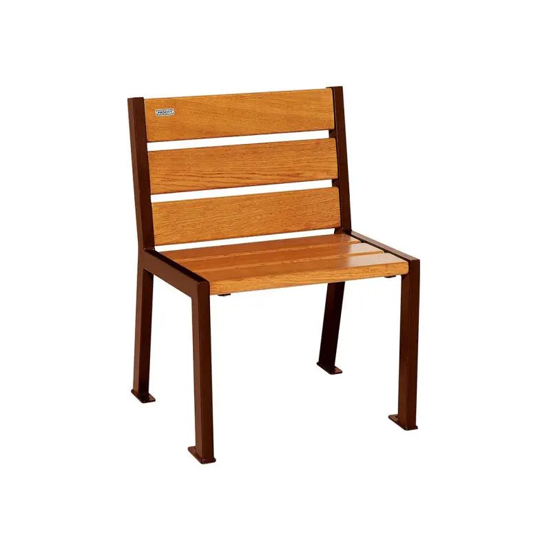 Fauteuil bois et acier Silaos