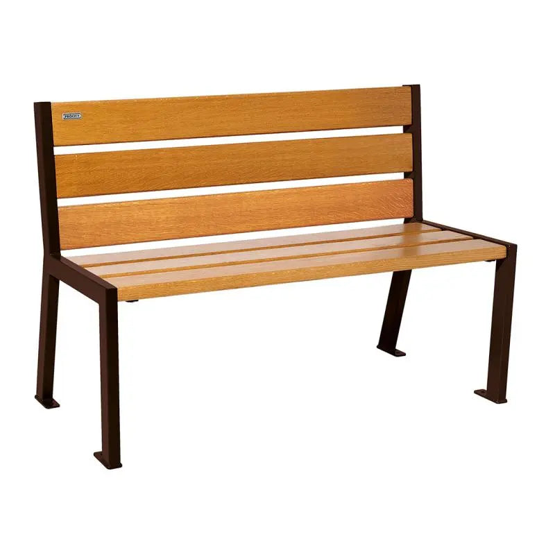 Banc bois et acier Silaos