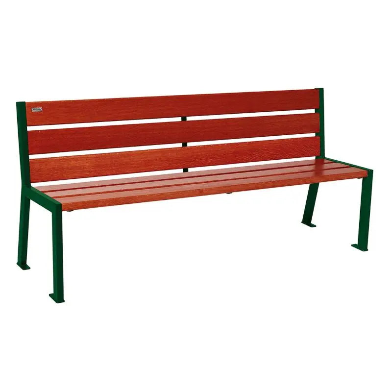 Banc bois et acier Silaos