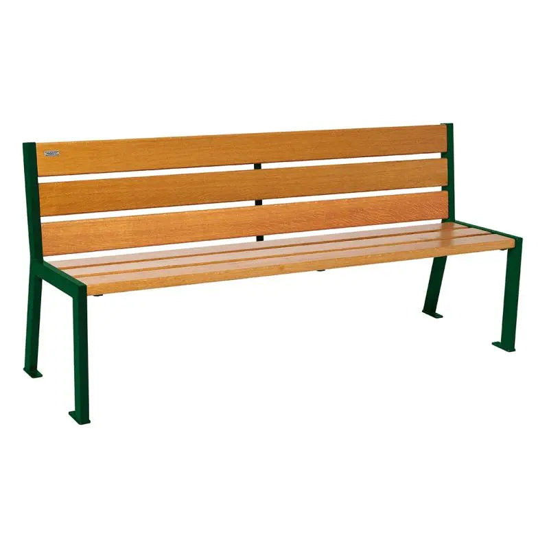 Banc bois et acier Silaos
