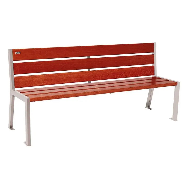 Banc bois et acier Silaos