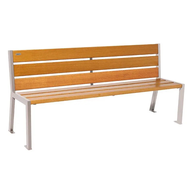 Banc bois et acier Silaos