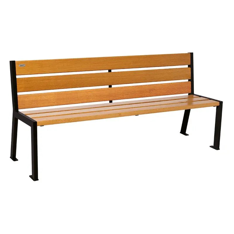 Banc bois et acier Silaos