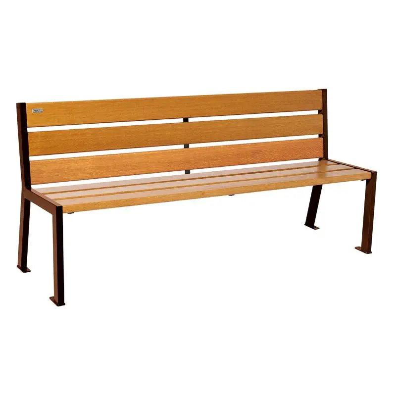 Banc bois et acier Silaos