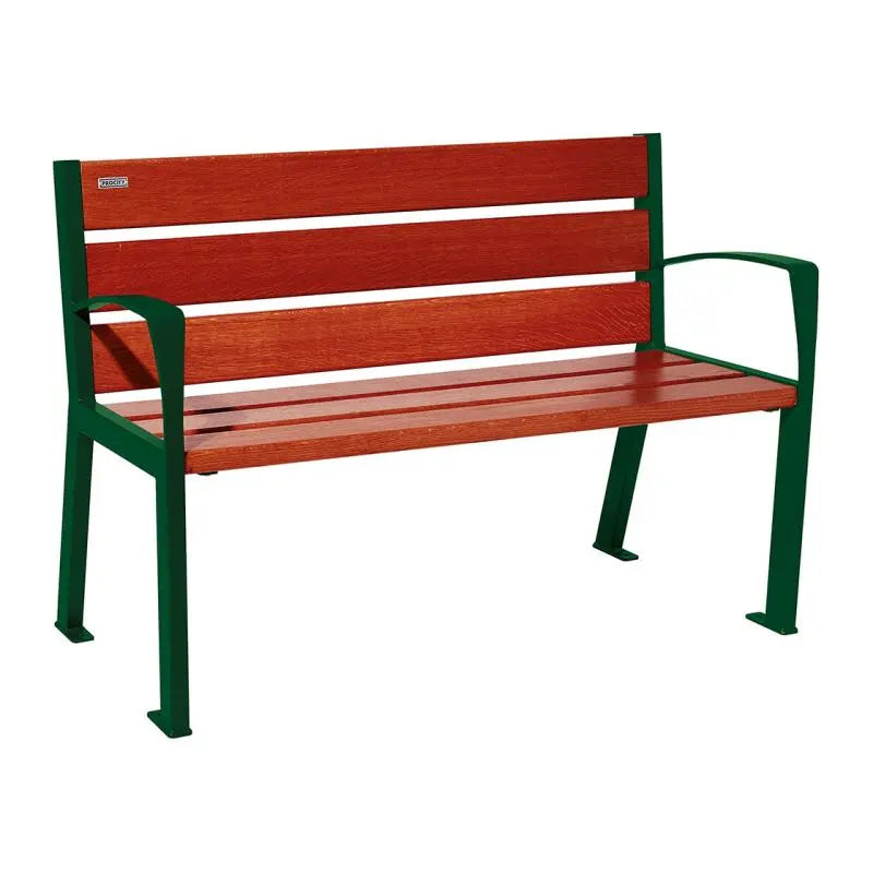 Banc bois et acier Silaos
