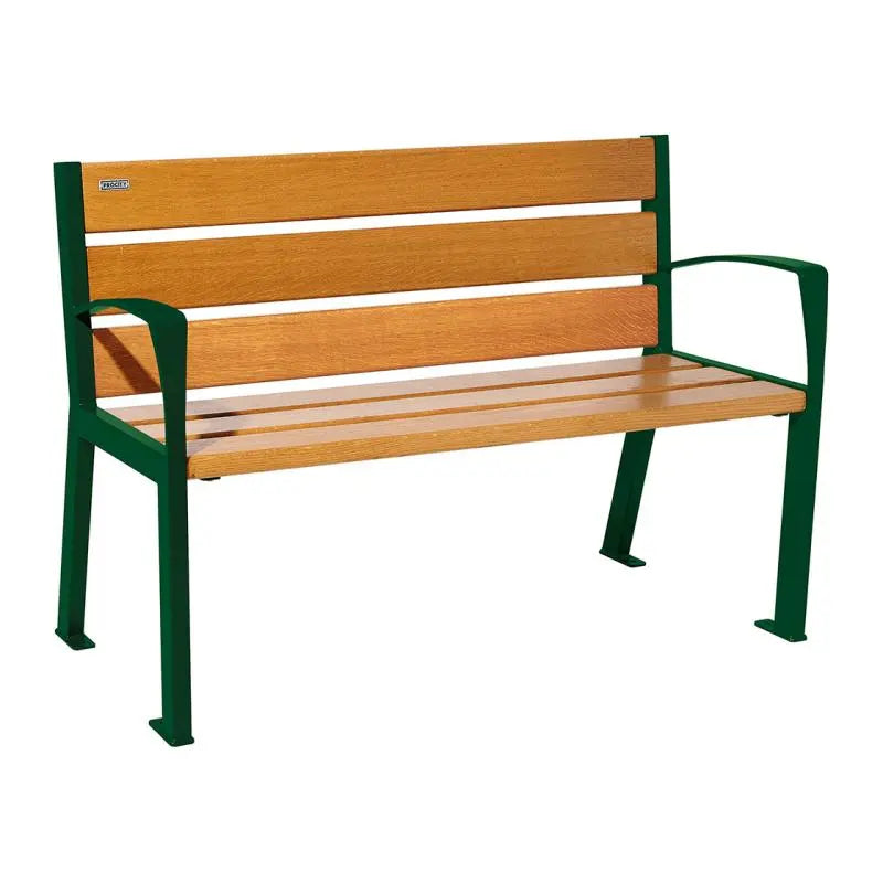 Banc bois et acier Silaos
