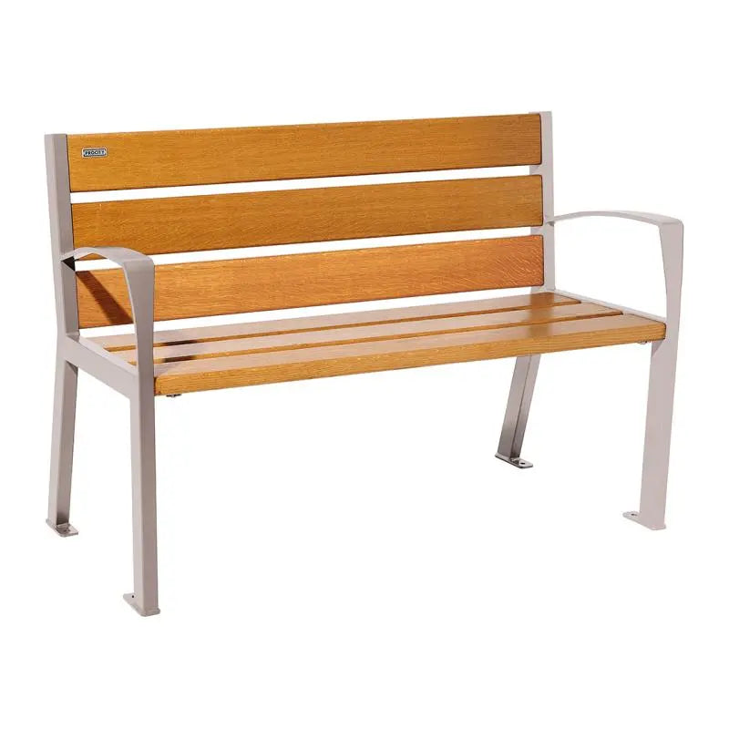 Banc bois et acier Silaos