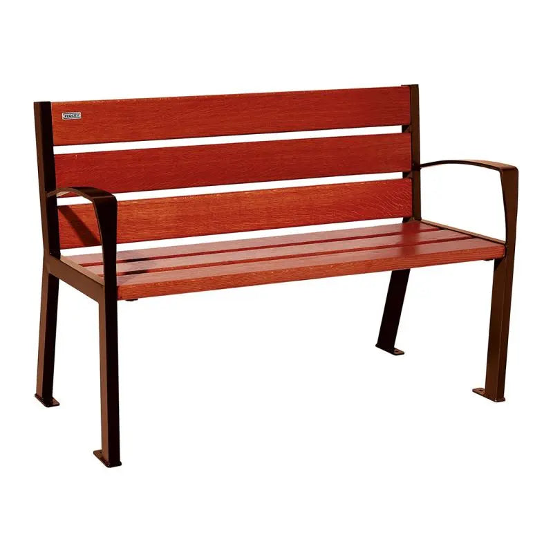 Banc bois et acier Silaos