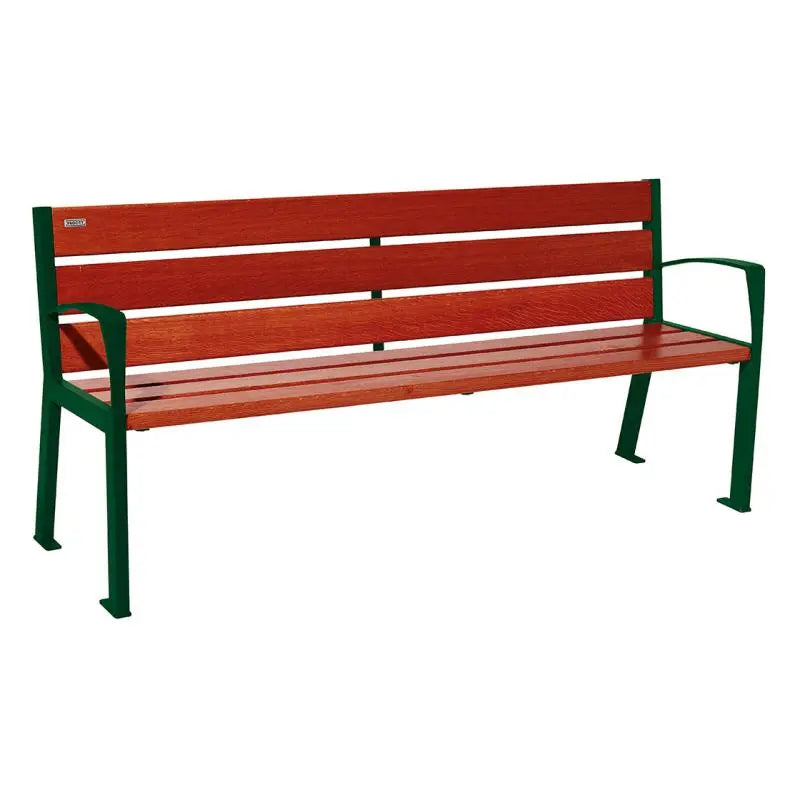 Banc bois et acier Silaos