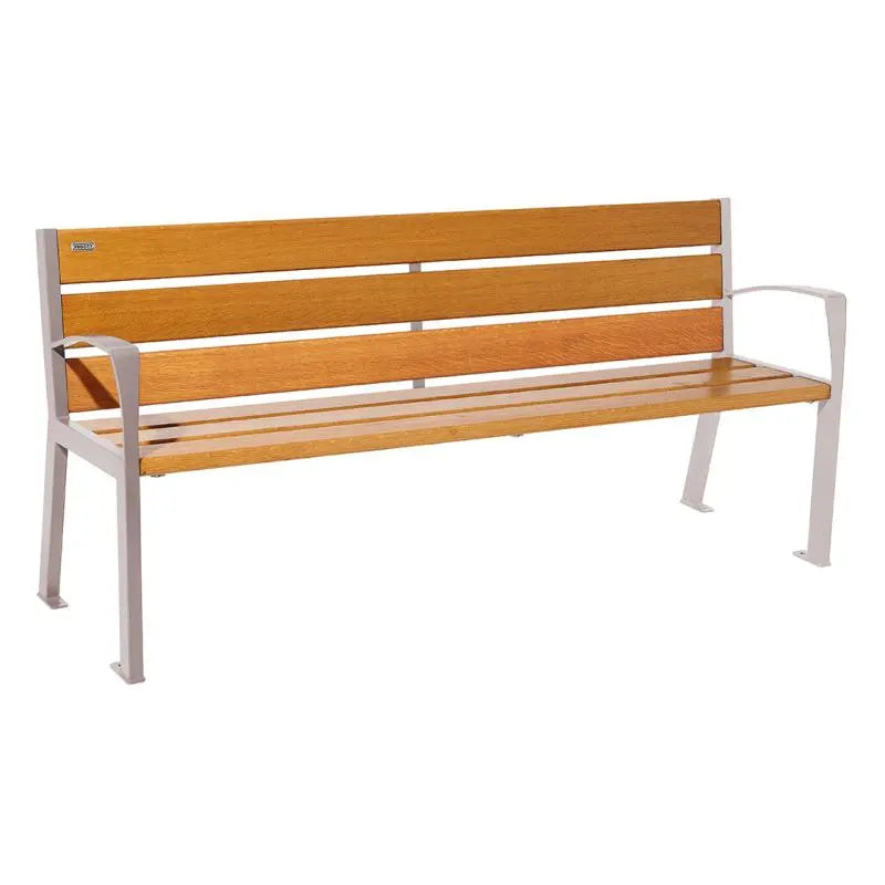 Banc bois et acier Silaos