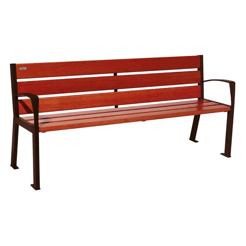 Banc bois et acier Silaos