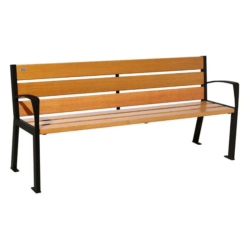 Banc bois et acier Silaos