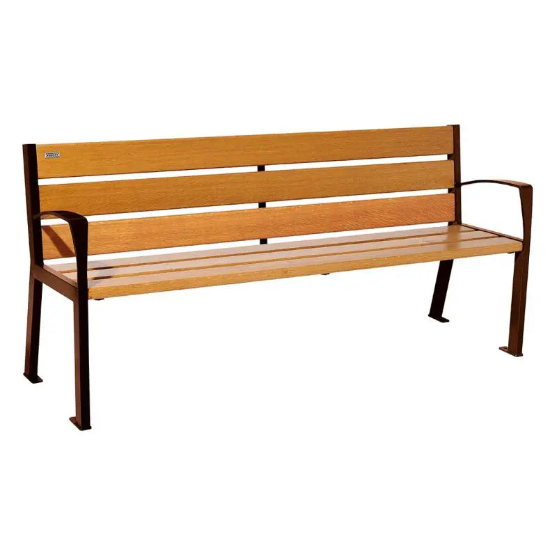 Banc bois et acier Silaos