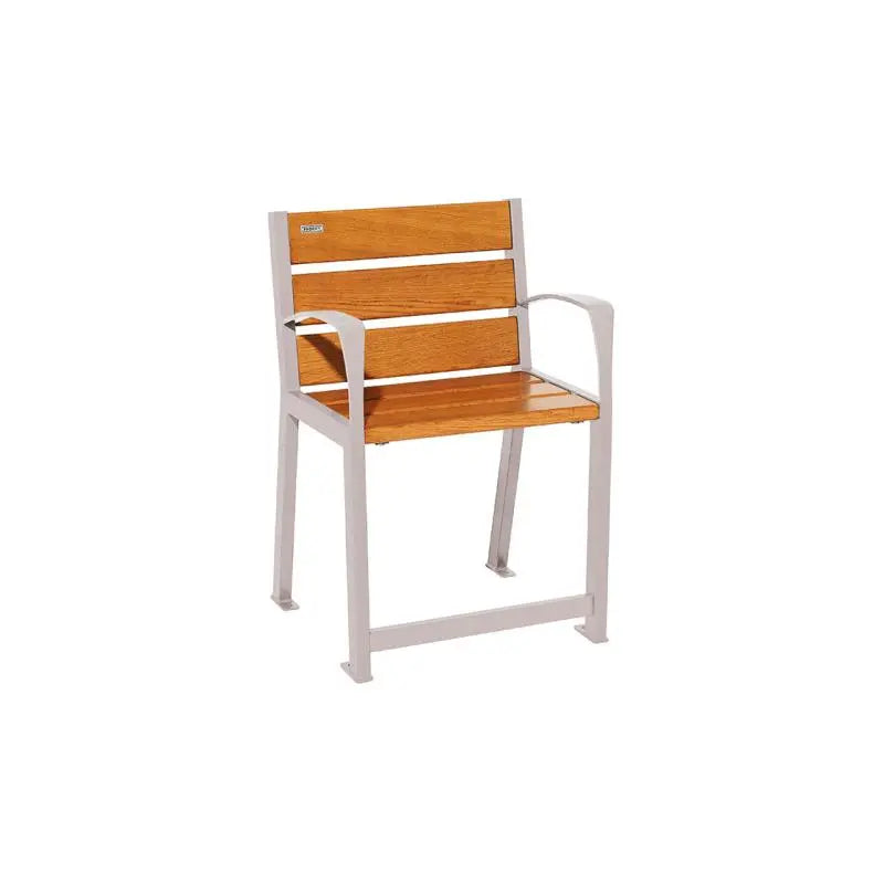 Fauteuil bois et acier Silaos spécial sénior