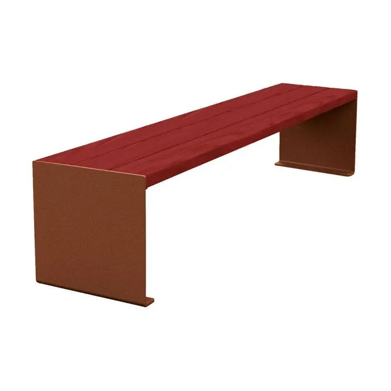 Banquette acier et bois KUB
