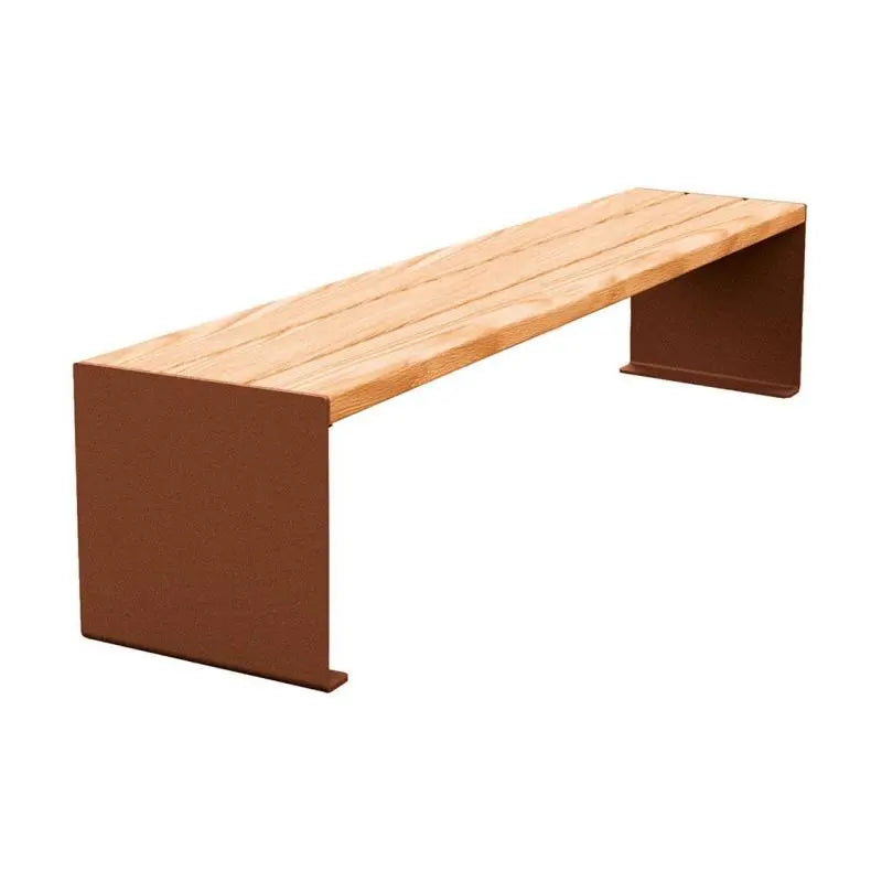 Banquette acier et bois KUB