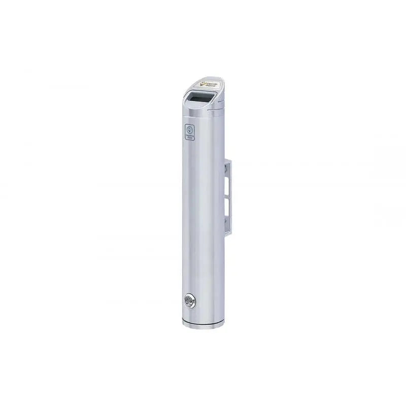 Cendrier mural tube biseauté alu 2L - France Collectivités
