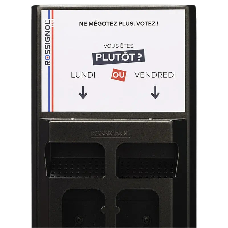 Cendrier de vote mural 2 x 3 Litres Arkéa avec pied ou mural - France Collectivités