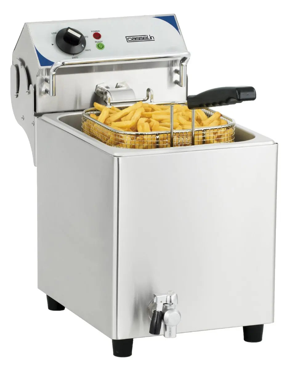 Friteuse électrique avec vanne de vidange  7 litres Casselin
