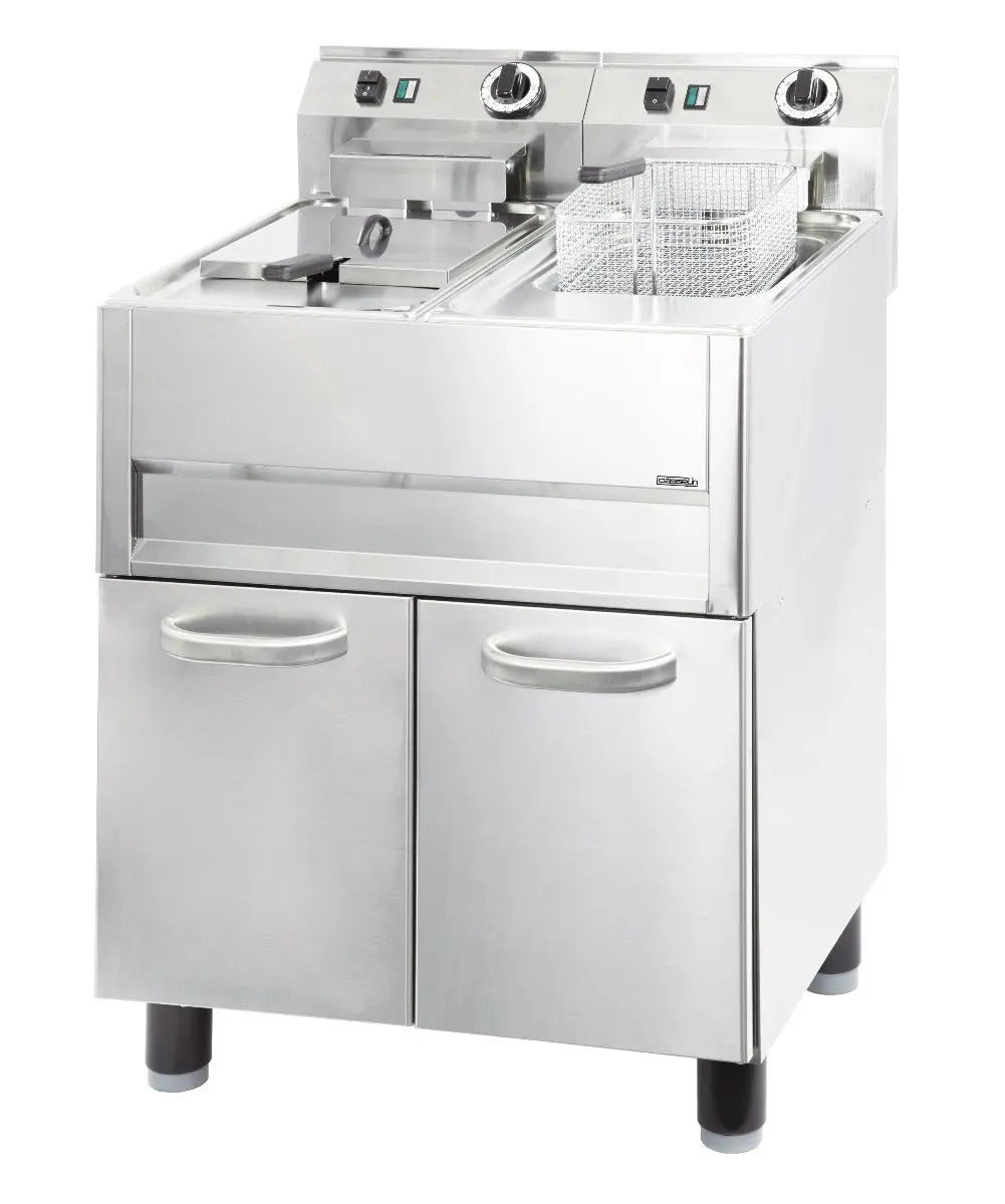 Friteuse électrique sur pieds 2 x 13 litres Casselin
