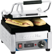 Grill Panini Petit Premium Rainurée - Rainurée avec minuteur Casselin