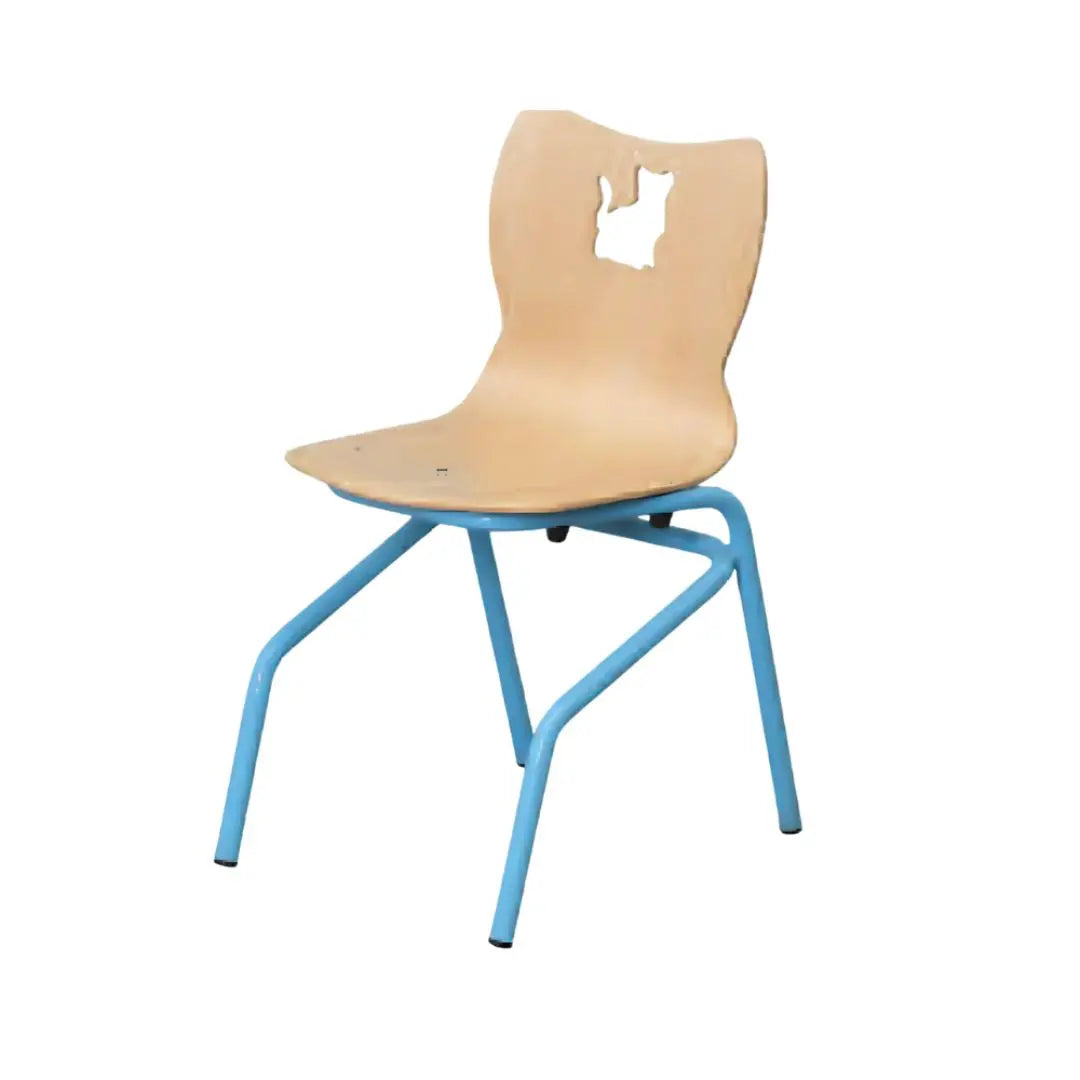 Chaise appui sur table 4 pieds pour maternelle france collectivités
