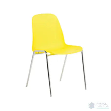 Chaise coque polypro Charlotte givrée (par 4) france collectivités