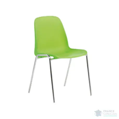 Chaise coque polypro Charlotte givrée (par 4) france collectivités
