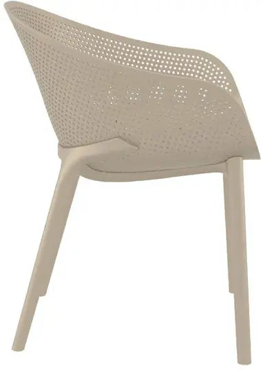 Chaise visiteur polypropylène recyclable Caray