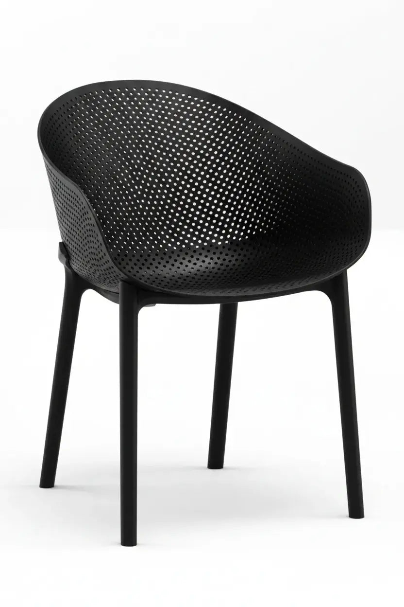 Chaise visiteur polypropylène recyclable Caray