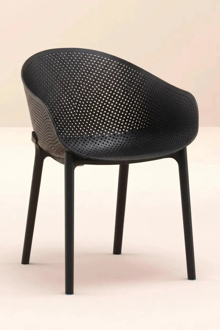 Chaise visiteur polypropylène recyclable Caray