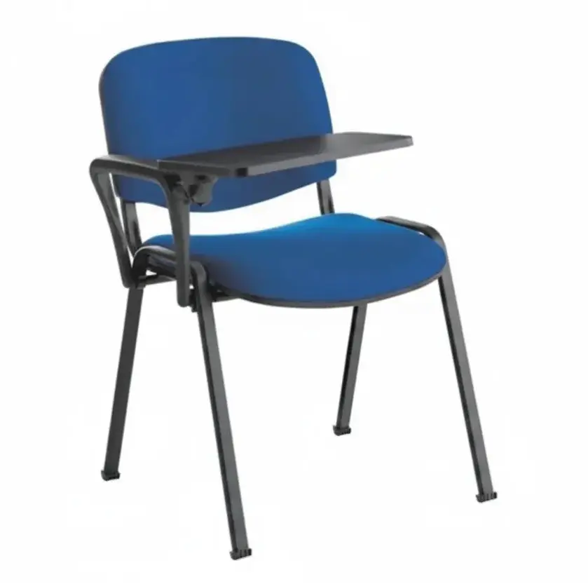 Chaise Iso tissu avec tablette écritoire et accoudoirs france collectivités