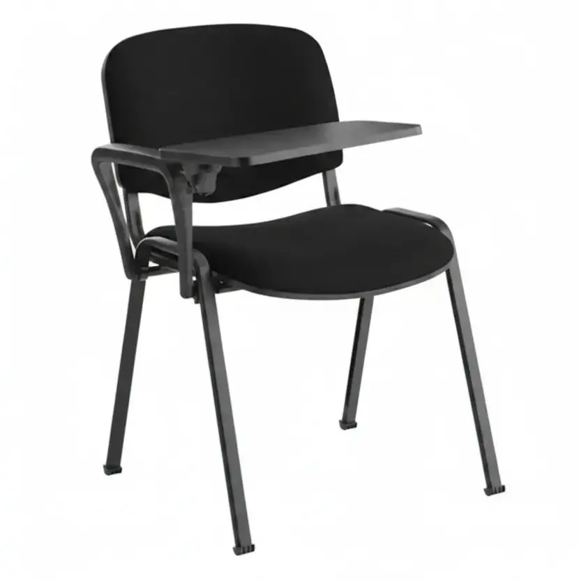 Chaise Iso tissu avec tablette écritoire et accoudoirs france collectivités