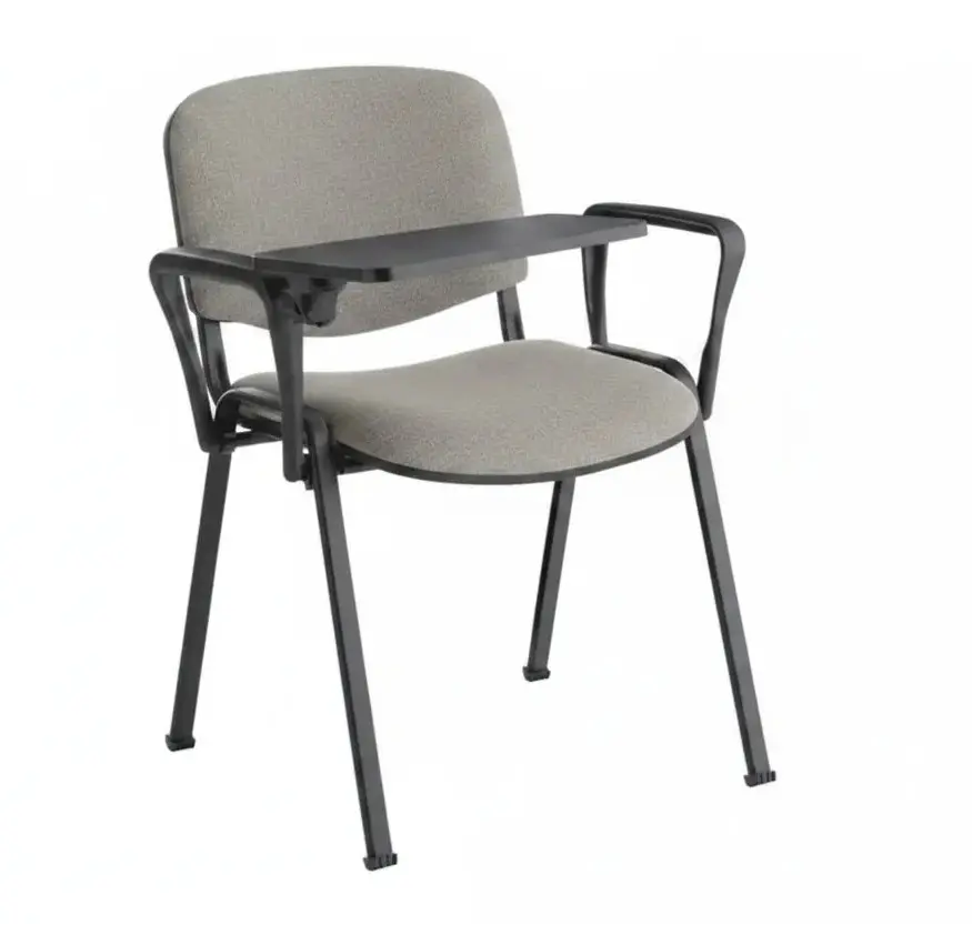 Chaise Iso tissu avec tablette écritoire et accoudoirs france collectivités