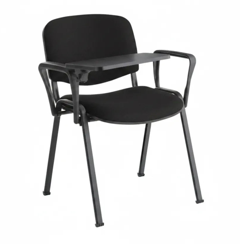 Chaise Iso tissu avec tablette écritoire et accoudoirs france collectivités