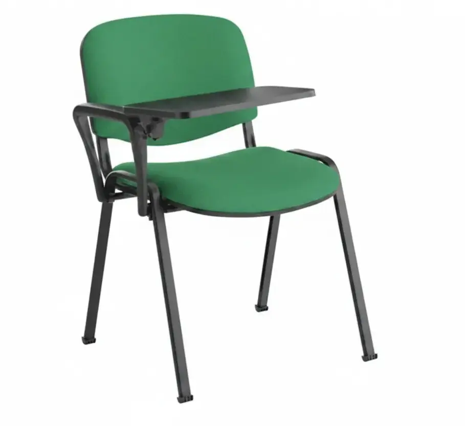 Chaise Iso tissu avec tablette écritoire et accoudoirs france collectivités