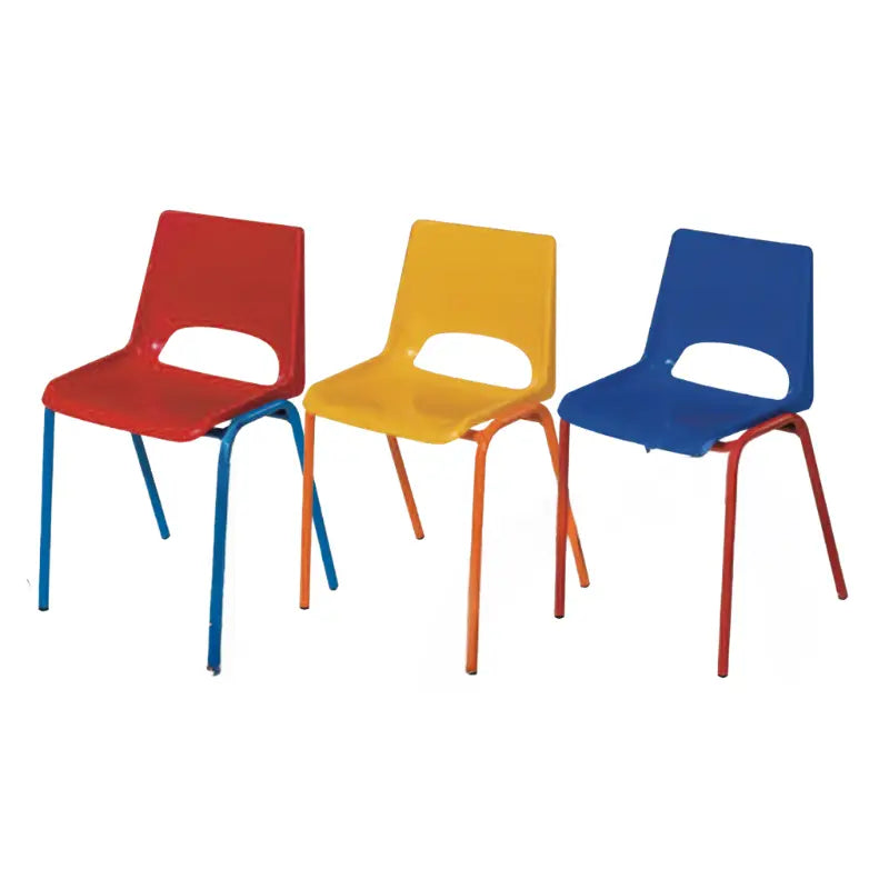 Chaise coque en PVC pour maternelle france collectivités