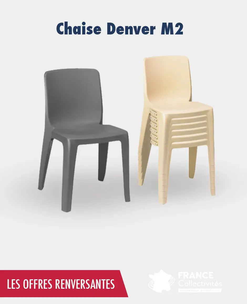 Promo 50 chaises Denver M2 france collectivités