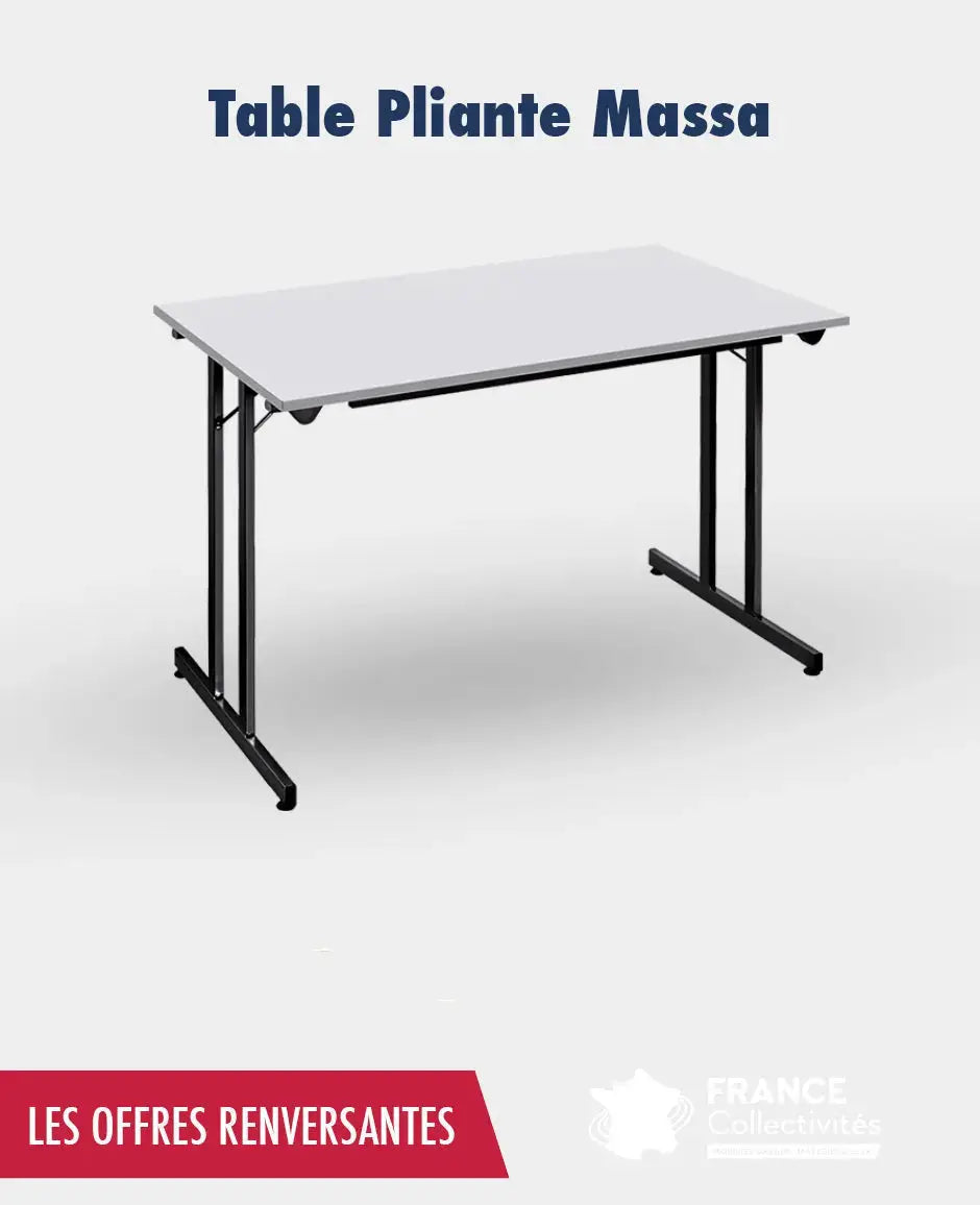 Promo 10 ou 20 tables pliante Massa 160 x 80 cm france collectivités