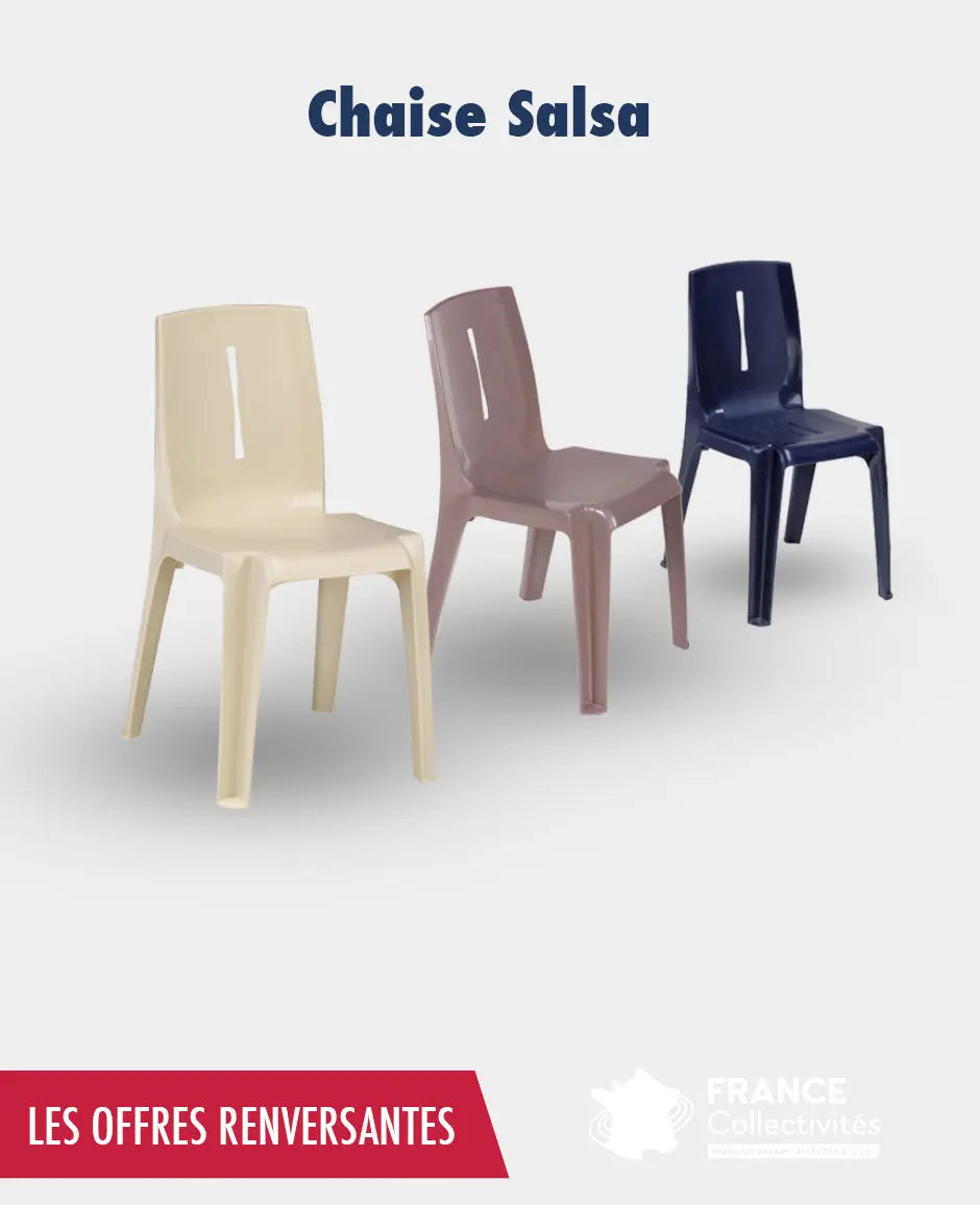 Promo 100 chaises salsa M2 france collectivités