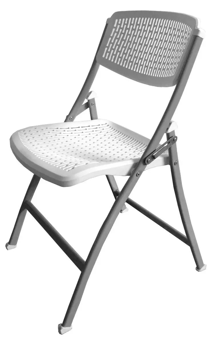 Chaise pliante Net blanc M2 - France Collectivités
