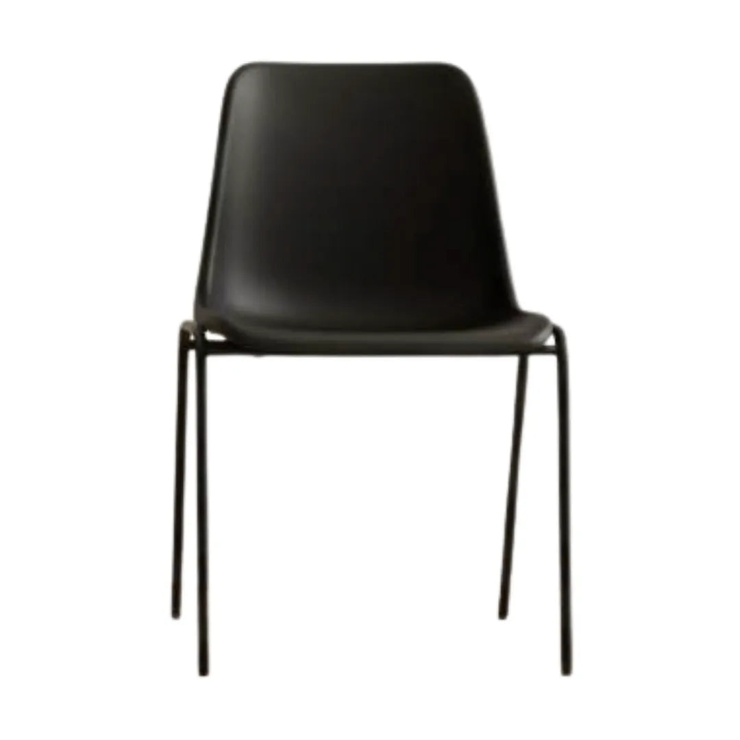 Chaise coque en plastique recyclé RSE Caray