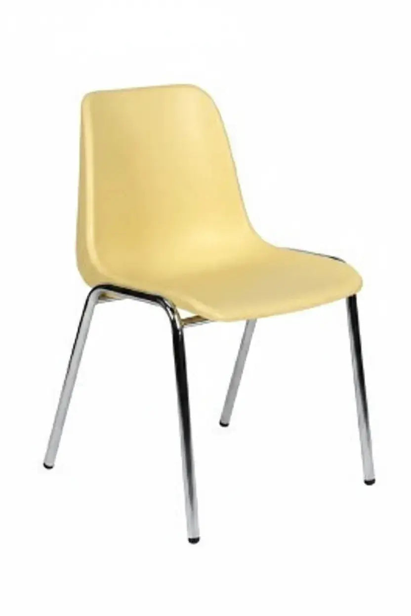 Chaises coque plastique pour visiteur Caray